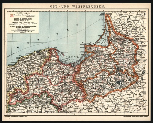 Landkarte anno 1907 - ,